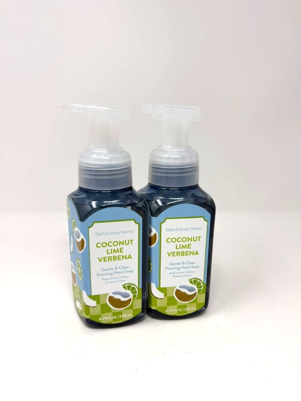 Bath & Body Works Coconut Lime Verbena Foaming Hand Soap 8.75 Fl Oz Gentle
